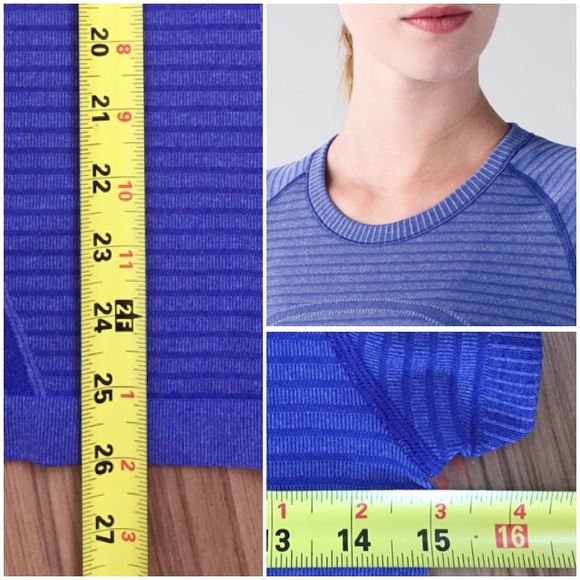 🍋Swiftly Tech Lululemon Heathered Sapphire Sz 8 - Picture 5 of 10